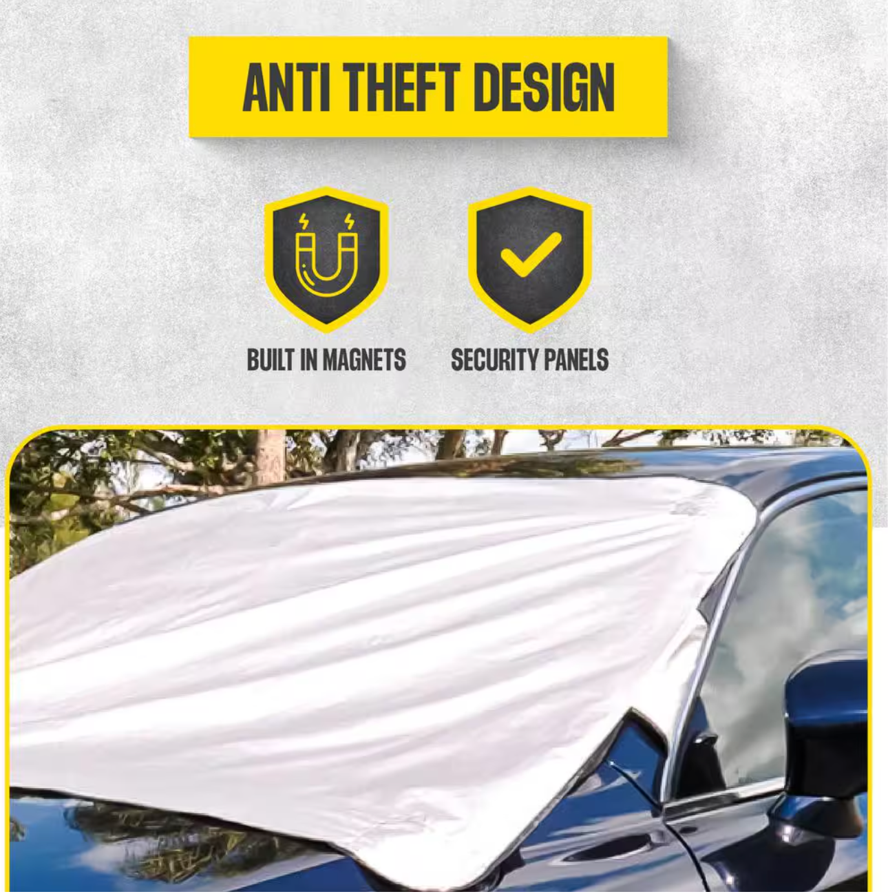 Theren™ Weathershield Snow Windshield Cover - No More Frozen Mornings