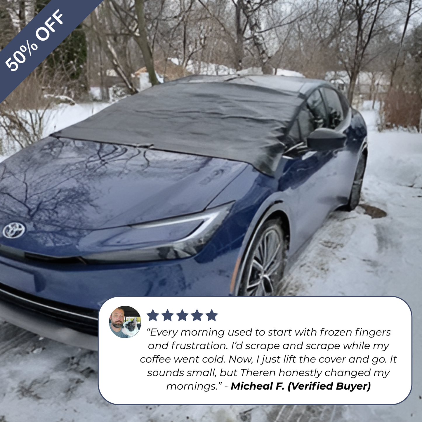 Theren™ Weathershield Snow Windshield Cover - No More Frozen Mornings